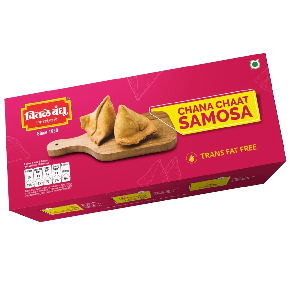 Chitale Bandhu Chana Chaat Samosa, 200 g-1.webp